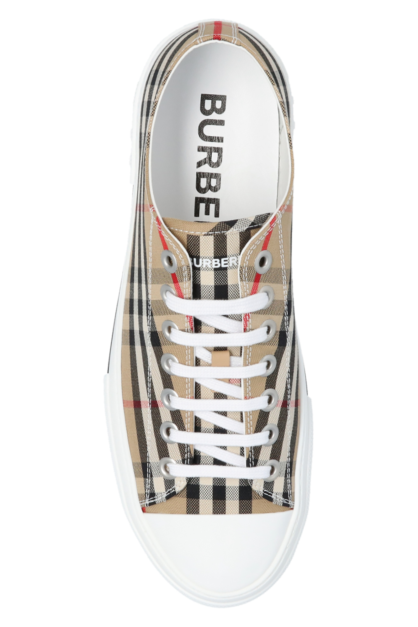 StasanetShops Switzerland - Beige Sneakers Burberry - burberry regis sneaker  nova check pattern